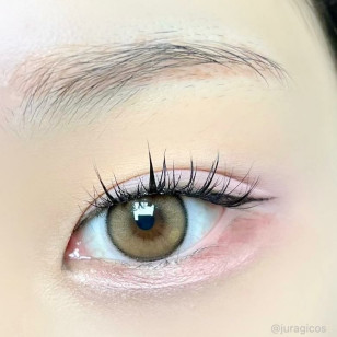 【散光】Lenbling Eye Only 1 Month FloRing Mono Brown 每月抛棄散光彩妝隱形眼鏡